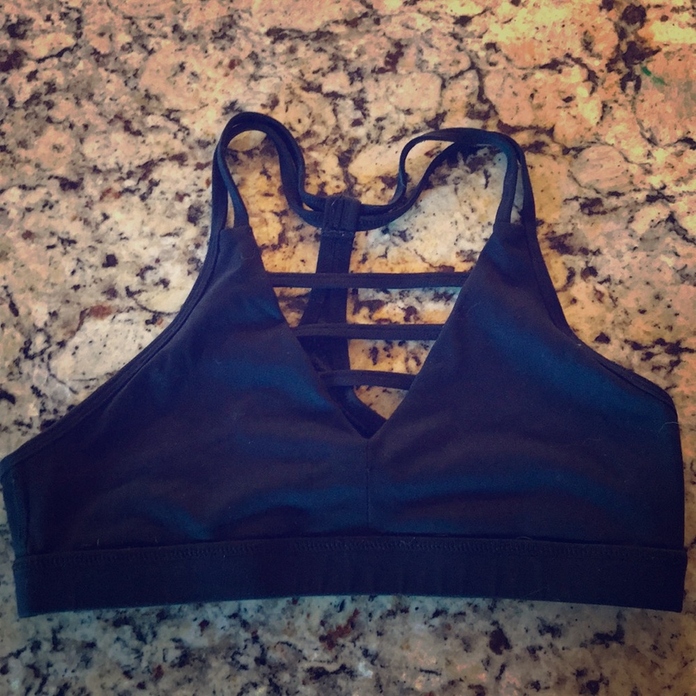 ZIYA BLACK Grid bra